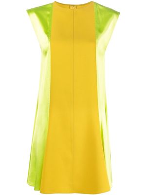 Nina Ricci two-tone panelled dress - Green