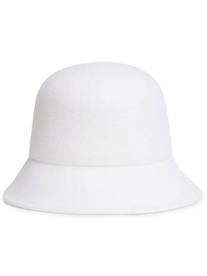 Nina Ricci wool cloche hat - White