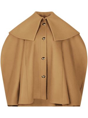 Nina Ricci wool cocoon coat - Brown