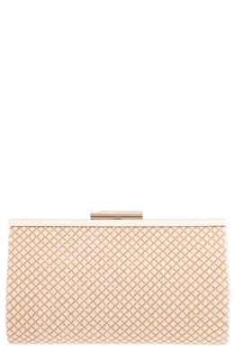 Nina Willow Clutch in Champage/Gold