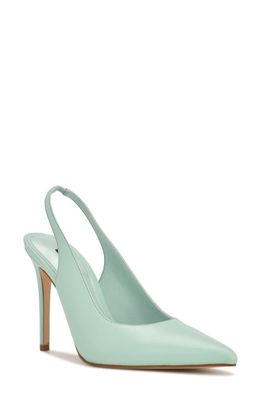 Nine West Feather Slingback Pump in Light Green
