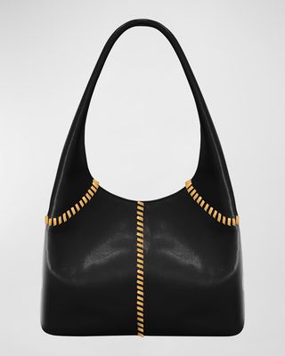 Ninfa Woven Eco-Fabric Shoulder Bag