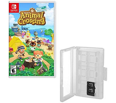 Nintendo Switch Animal Crossing New Horizons Ga e & Caddy
