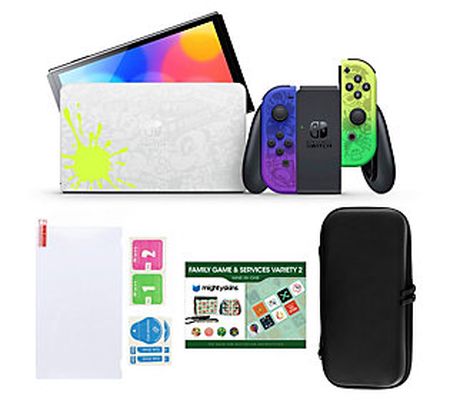 Nintendo Switch OLED Splatoon 3 Console with Ac cessories