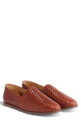 Nisolo Alejandro Woven Loafer in Brandy 