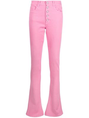 NISSA button-fastening slim-fit jeans - Pink