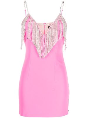 NISSA crystal-embellished mini dress - Pink