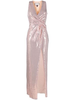 NISSA sequined maxi dress - Pink