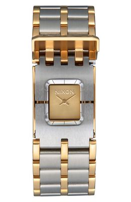 Nixon Confidante Bracelet Watch, 23mm in Silver/Gold 