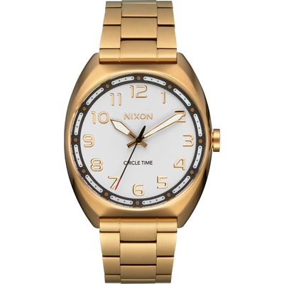 Nixon Mullet Bracelet Watch, 38mm in Light Gold /White 