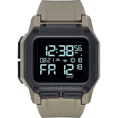 Nixon Regulus Digital Watch, 46mm in Sand/Black/Sand 