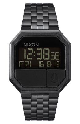 Nixon Rerun Digital Bracelet Watch, 39mm in Black/black 