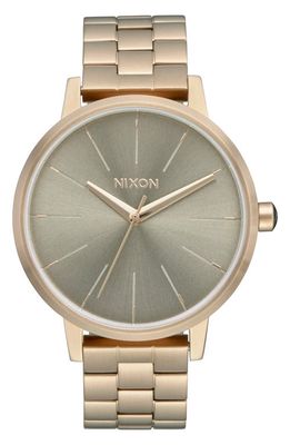 Nixon The Kensington Bracelet Watch, 37mm in Light Gold /Vintage White 