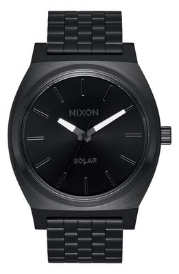 Nixon Time Teller Solar Bracelet Watch