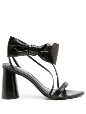 Nk Blair 105mm bow-detail sandals - Black