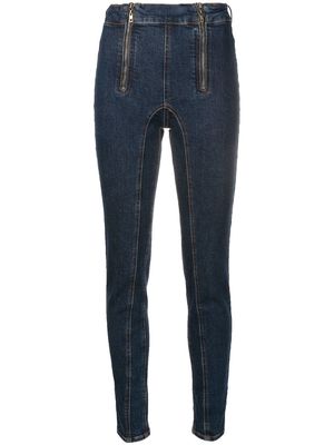 Nk Bowie mid-rise skinny jeans - Blue