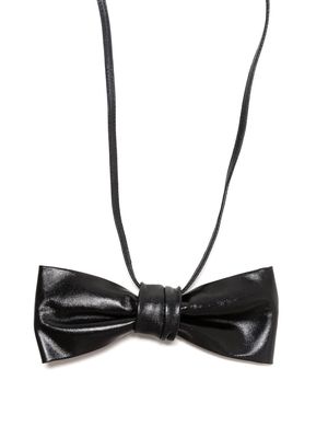 Nk Bruna bow-detail necklace - Black