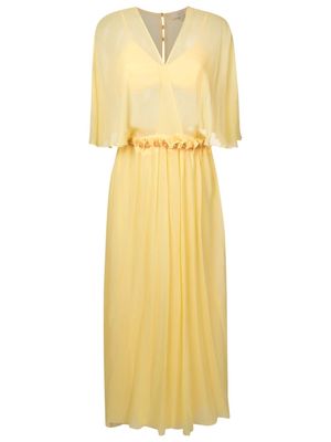Nk Carissa bead-detail midi dress - Yellow