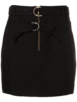 Nk Cleo belted mini skirt - Black