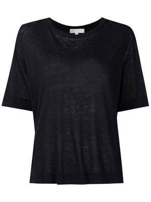 Nk Felix modal-flax boxy T-shirt - Black
