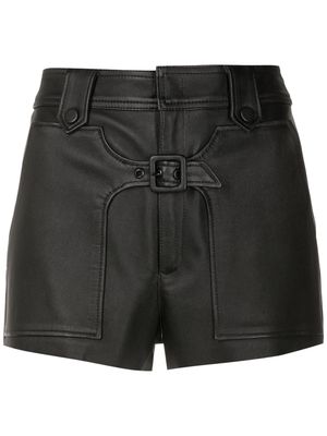 Nk Frida leather shorts - Black