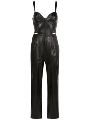 Nk Gigi leather jumpsuit - Black