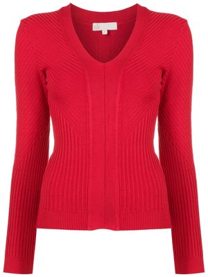 Nk Iasmin V-neck knitted top - Red