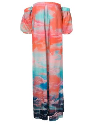 Nk Lin solar-print maxi dress - Multicolour