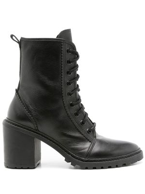 Nk Nico 95mm leather ankle boots - Black