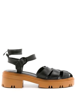 Nk Niki 50mm leather sandals - Black