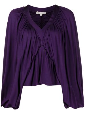 Nk Otto wide-sleeved dress - Purple