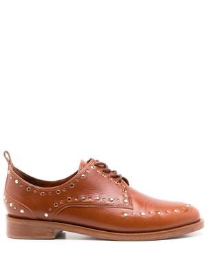 Nk Rita stud-detail Oxford shoes - Brown