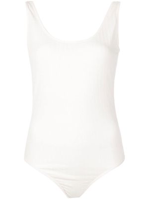 Nk scoop-neck bodysuit - White