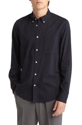 NN07 Arne 5655 Button-Down Shirt in Black