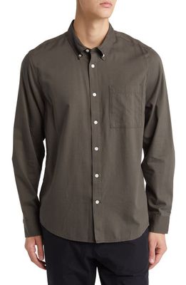 NN07 Arne 5655 Button-Down Shirt in Dark Army 