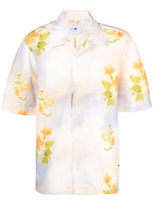 NN07 floral-print short-sleeve shirt - Pink