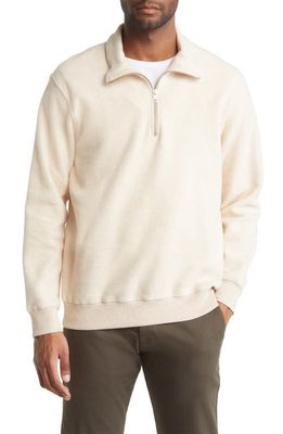 NN07 Half Zip Fleece Sweatshirt in Oat