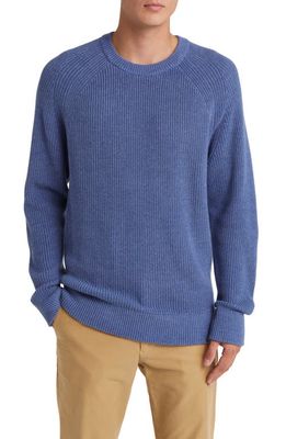 NN07 Jacob Cotton Rib Sweater in Gray Blue