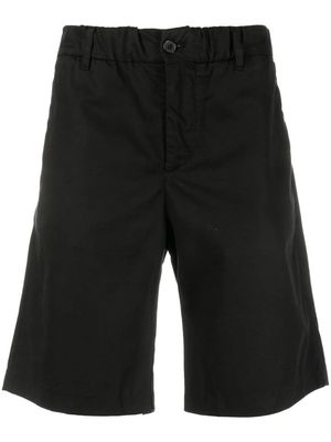 NN07 Knee-lenght lyocell shorts - Black