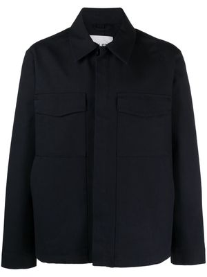 NN07 long-sleeve cotton shirt - Black