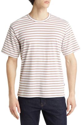 NN07 Men's Kurt Stripe T-Shirt in Brown Stripe