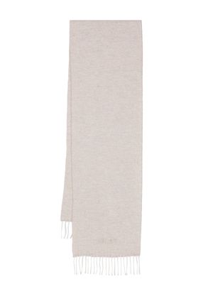 NN07 Two 9008 fringed scarf - Neutrals