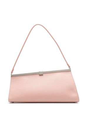 Nº21 asymmetric-design leather shoulder bag - Pink