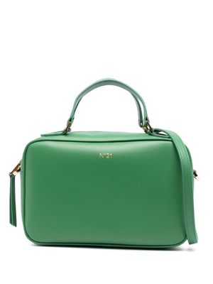 Nº21 Bauletto leather shoulder bag - Green