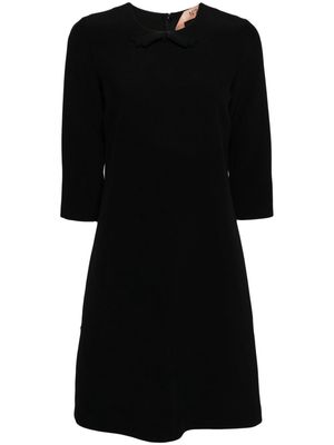 Nº21 crepe mini dress - Black