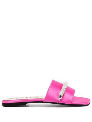 Nº21 crystal-embellished sandals - Pink