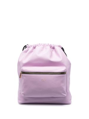 Nº21 drawstring-fastening backpack - Purple