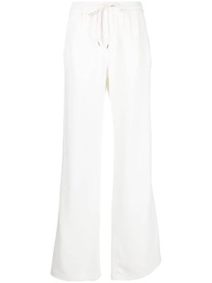 Nº21 drawstring-waistband flared trousers - White