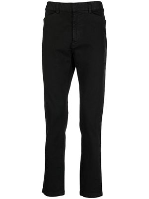 Nº21 embroidered-logo cotton chinos - Black