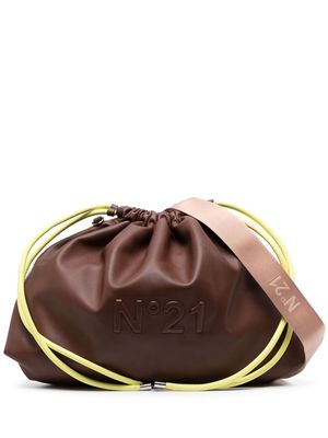 Nº21 Eva leather crossbody bag - Brown